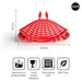 OTOTO Kitchen Colander - Kitchen Colander for Draining Pasta, Vegetables, Fruits, Kitchen Gadgets, Kitchen Gadgets, BPA Free (Crab) - Grill Parts America