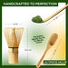 BambooWorx Matcha Whisk Set - Matcha Whisk (Chasen), Traditional Scoop (Chashaku), Tea Spoon. The Perfect Set to Prepare a Cup of Japanese Matcha Tea, Handmade from 100% Natural Bamboo - Grill Parts America