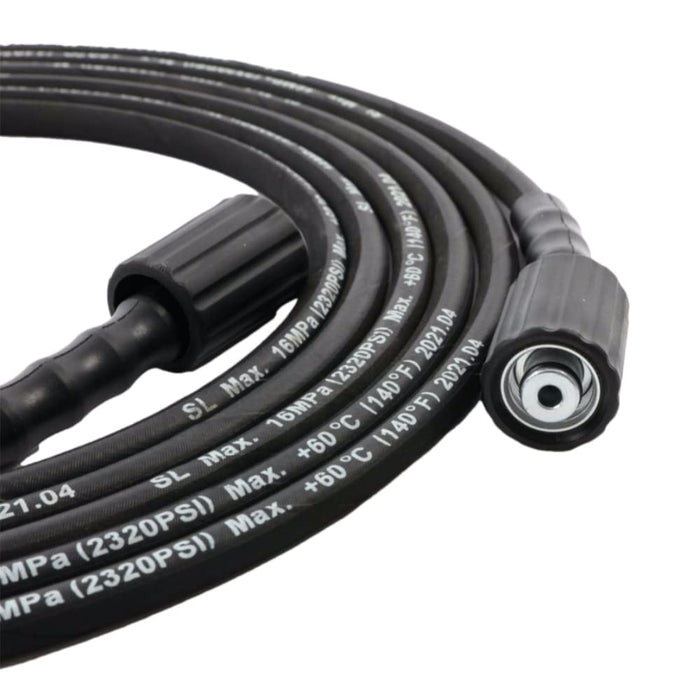 FGDCHNJ Kink Resistant Universal Pressure Washer Hose, 1/4 Inch Power Washer Hose 20ft, Max Working Pressure 2320 PSI, M22-15mm Fittings, Steel Wire Braided - Grill Parts America