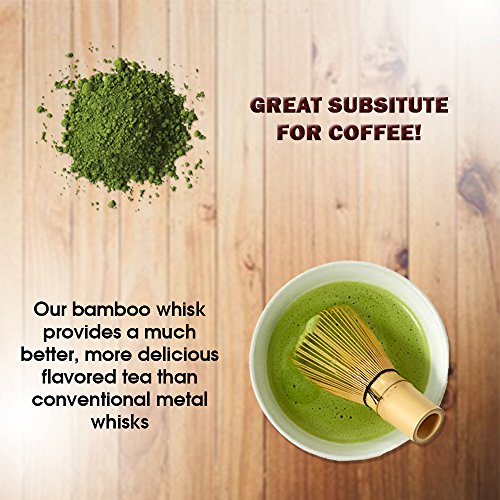 BambooWorx Matcha Whisk Set - Matcha Whisk (Chasen), Traditional Scoop (Chashaku), Tea Spoon. The Perfect Set to Prepare a Cup of Japanese Matcha Tea, Handmade from 100% Natural Bamboo - Grill Parts America