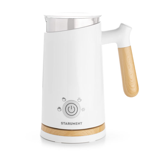 Starument Electric Milk Frother - Automatic Milk Foamer & Heater for Coffee, Latte, Cappuccino, Other Creamy Drinks - 4 Settings for Cold Foam, Airy Milk Foam, Dense Foam & Warm Milk - Easy to Use - Grill Parts America