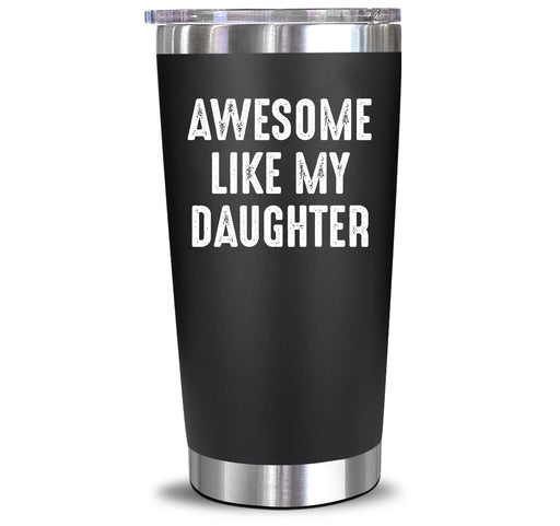 NewEleven Fathers Day Gift For Dad - Cool Dad Gifts From Daughter - Unique Birthday Present Ideas For Dad, Father, Husband, Bonus Dad, Step Dad, New Dad From Daughter, Daughter In Law - 20 Oz Tumbler - Grill Parts America