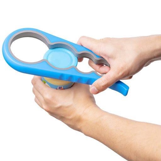 Bloss Anti-skid Jar Opener Jar Lid Remover Rubber Can Opener Kitchen Grippers To Remove Stubborn Lids, Caps and Bottles Great Kitchen Gadgets For Small Hands or Seniors,Blue - Grill Parts America