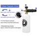 Tool Daily Foam Cannon with 1/4 Inch Quick Connector, 1 Liter, 5 Pressure Washer Nozzle Tips - Grill Parts America
