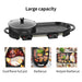 Liven Electric Grill With Hot Pot,Multifunctional Indoor Teppanyaki Grill/Korean BBQ/Shabu Shabu Hot Pot,Separate Temperature Control,3.6L Capacity for 2-10 People,SK-J6868 - Grill Parts America