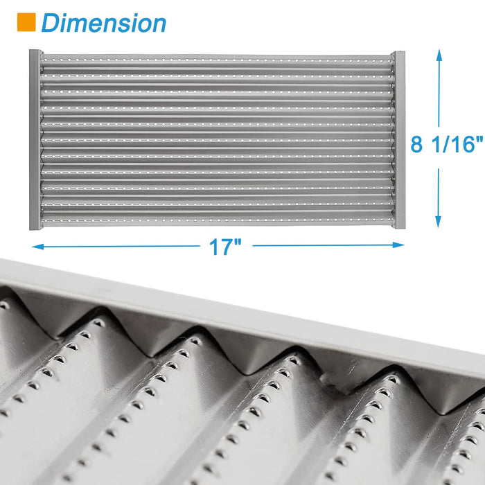 BBQration G466-2400-W1 17" Grill Emitter Replacement Parts for Charbroil TRU-Infrared 3-Burner 463242516 466242515 466242516 466242615 466242616 463243016 463355220 463342420 4463346017 463246018 - Grill Parts America