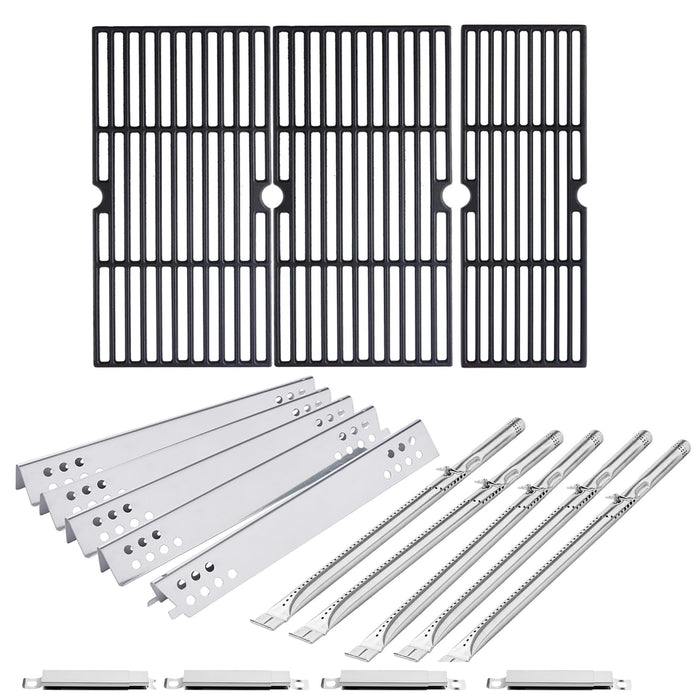 463347518 Heat Tents Burners Grates Replacement Parts for Charbroil Performance 5 Burner Grill Replacement Parts 463347519 463373019 G470-0004-W1A Grill Parts G470-5200-W1 G470-0002-W1 Grill Grates - Grill Parts America