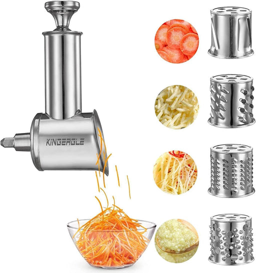 Stainless Steel Slicer Shredder Attachment for KitchenAid Mixer, Cheese Grater, Food Slicer for KitchenAid Mixer, Accessories for Kitchenaid - Grill Parts America