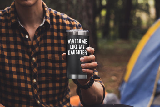 NewEleven Fathers Day Gift For Dad - Cool Dad Gifts From Daughter - Unique Birthday Present Ideas For Dad, Father, Husband, Bonus Dad, Step Dad, New Dad From Daughter, Daughter In Law - 20 Oz Tumbler - Grill Parts America