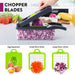 MAIPOR Vegetable/Pro Onion Chopper, Multifunctional 13 in 1 Food Chopper, Kitchen Vegetable Slicer Dicer Cutter With 8 Blades,Veggie, Carrot and Garlic Chopper With Container (Gray) - Grill Parts America