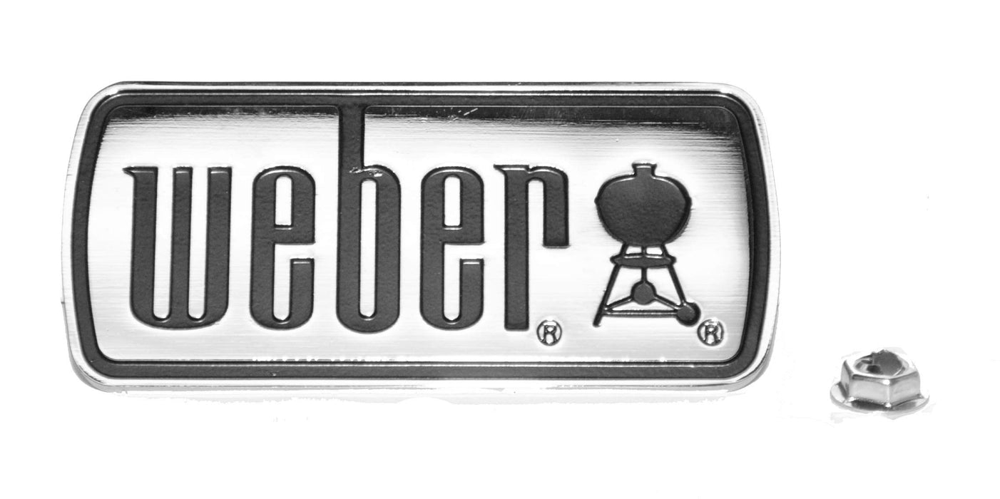 Weber 51406 Logo Label with fastener - Grill Parts America