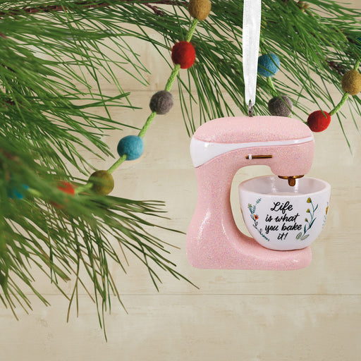 Hallmark Life is What You Bake It Pink Stand Mixer Christmas Ornament - Grill Parts America