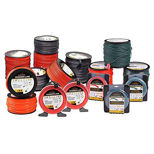 A ANLEOLIFE 3-Pound Heavy Duty Twisted .095-inch-by-1181-ft Dual Core String Spiral Trimmer Line Spool,with Bonus Line Cutter
