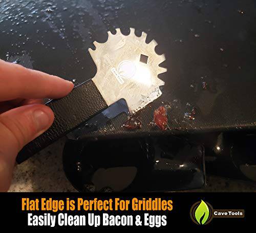 Cave Tools Bristle-Free Metal Grill & Griddle Scraper - Grill Parts America