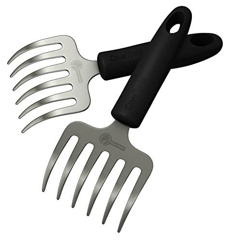 Meat Shredder Claws Stainless Steel Bear Claws BBQ Meat Claws for BBQ Forks  for Shredding Handling and Carving Food, Pulled Pork Meat Shredder Claws