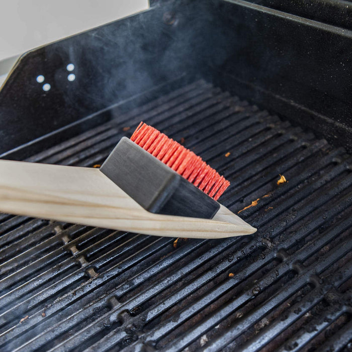 Char Broil 3715952R06 Hot Cool Clean Combo Grill Brush Natural