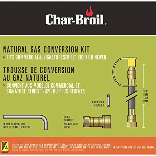 Char Broil 8216842R04 Natural Gas Conversion Kit 2020 and Newer