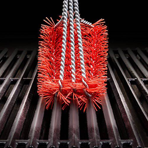 Char-Broil Safer Replaceable Head Nylon Bristle Grill Brush with Cool Clean  Technology - 8666894