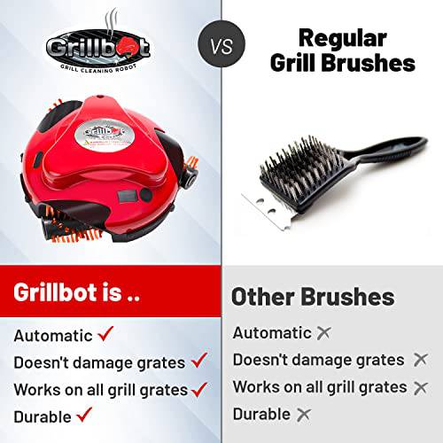 1 Grillbot Automatic Grill Cleaning Robot BBQ Brush and Scraper