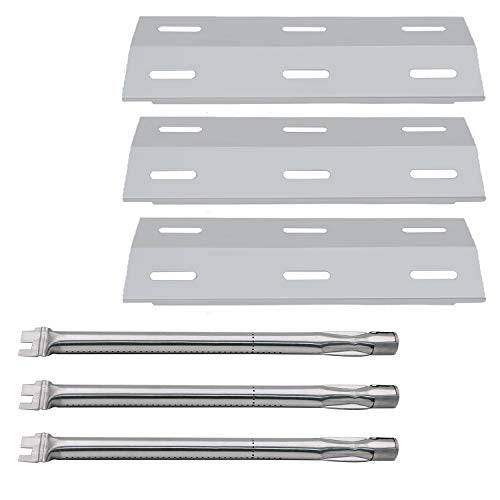 Hisencn Repair Kit For Ducane Gas Barbecue Grill Burner Tube Stainless Heat Plate Tent Burner