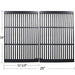 Hisencn Replacement Cast Iron Cooking Grid Porcelain Coated Set of 2 - Grill Parts America