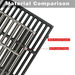 Hisencn Replacement Matte Porcelain Coated Cast Iron Cooking Grid Grate Set of 2 for Select Gas Grill Models by Char-Broil, Coleman, Kenmore, Thermos, Uniflame, Master and Others - Grill Parts America