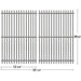 Hongso 7528 19.5 Inches #304 Stainless Steel Cooking Grill Grates Replacement for Weber Genesis E and S Series, 2-Pack SCG528 - Grill Parts America