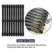 Hongso Porcelain Steel Cooking Grid Grates Replacement Parts, 17 3/16 incn BBQ Grill Parts, 2-Pack (PCI812) - Grill Parts America