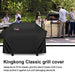 Kingkong 7109 Premium Grill Cover for Weber Summit 600-Series Gas Grills Including Grill Brush and Tongs - Grill Parts America