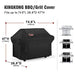 Kingkong 7109 Premium Grill Cover for Weber Summit 600-Series Gas Grills Including Grill Brush and Tongs - Grill Parts America