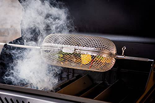 Napoleon 64000 Rotisserie Basket Grill Accessory, Stainless Steel - Grill Parts America