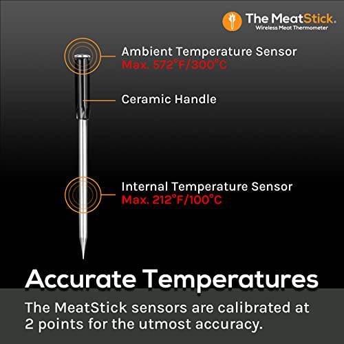 MeatStick X Duo Bundle | Wireless Meat Thermometer with Bluetooth | 260ft Range - Grill Parts America