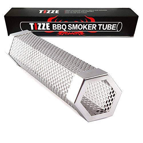 Pellet Smoker Tube Grill Accessories, 12 Stainless Steel BBQ