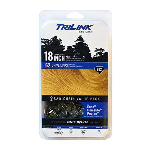 Trilink Saw Chain CL15062X2TL2 18" Twin Pack S62 - Grill Parts America