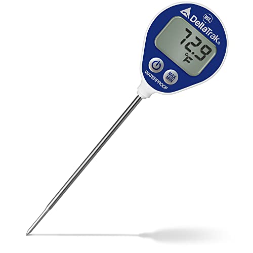 DeltaTrak 11050 Professional Digital Meat Thermometer for Kitchen Waterproof Lollipop Thermometer NSF Certified - Grill Parts America