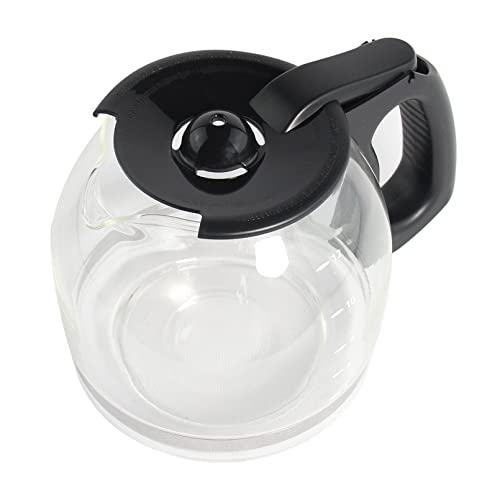  12-Cup Replacement Glass Carafe Pot Compatible with
