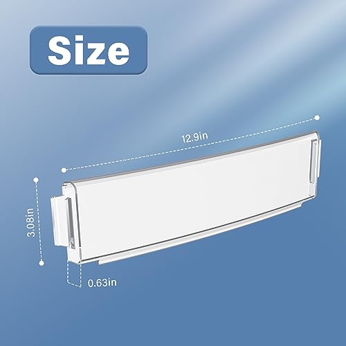 ANTOBLE WR71X10761 Fridge Shelf Trim Compatible with GE Refrigerator Shelves Trim Replacement Parts WR71X10289 Insert Module for General Electric Refrigerator Door Shelf Front Bin Guard Accessories - Grill Parts America