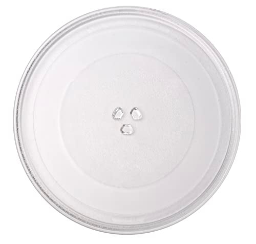 12'' Replacement Microwave Glass Plate Compatible with LG,Whirlpool-  Microwave Plate Turntable Tray, Dishwasher Safe, Heating Food