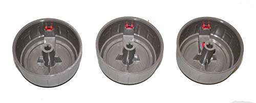 Weber 67029 Set of 3 Main Burner Control knobs Spirit II 310 Series Grills, Model Years 2017 and Newer. - Grill Parts America