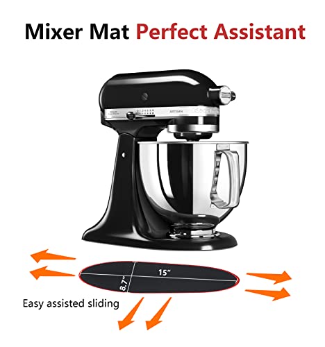 Mixer Sliding Mat for KitchenAid Stand Mixer, Kitchen Appliance Slide Mats  Pad Mixer Mover Mixer Slider for KitchenAid 4.5-5 Qt Tilt-Head Stand Mixer,  KitchenAid Artisan Tilt-Head Mixer ( 1 Pack) 
