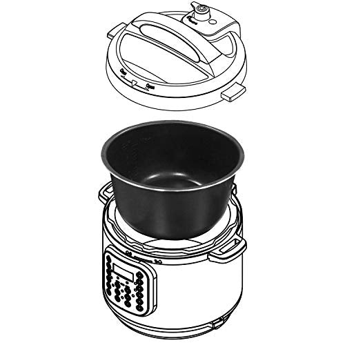 Instant Pot Ceramic Non-Stick Interior Coated Inner Cooking Pot - 8 Quart 
