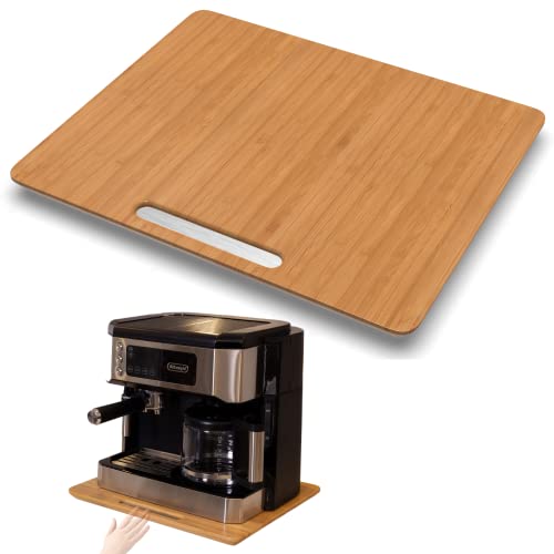 Mixer Mover Sliding Mat Countertop Bamboo Wooden Appliance Slider