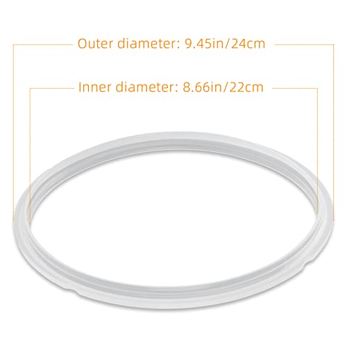  Sealing Ring for 8 Qt Instant Pot Replacement Silicone Gasket  Seal for 8 Quart Instapot Pressure Cooker Accessories for Insta Pot IP  DUO/LUX/ULTRA/SMART/PRO/VIVA 8QT Seal Ring - 3 Pack : Home