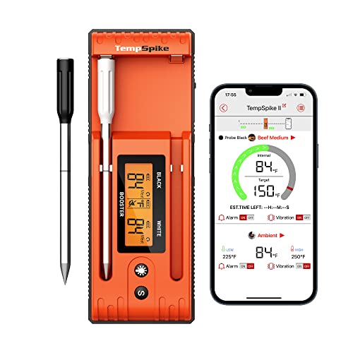 ThermoPro TP901 450-ft Wireless Meat Thermometer for Grilling, Meat Probe  Bluetooth Thermometer for Smoker, Digital Meat Bluetooth Thermometer for