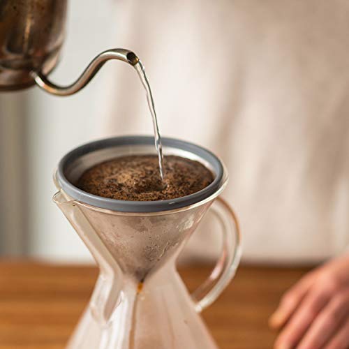 Able KONE for Chemex: The Original Reusable Stainless Steel Coffee Filter - Kitchen Parts America