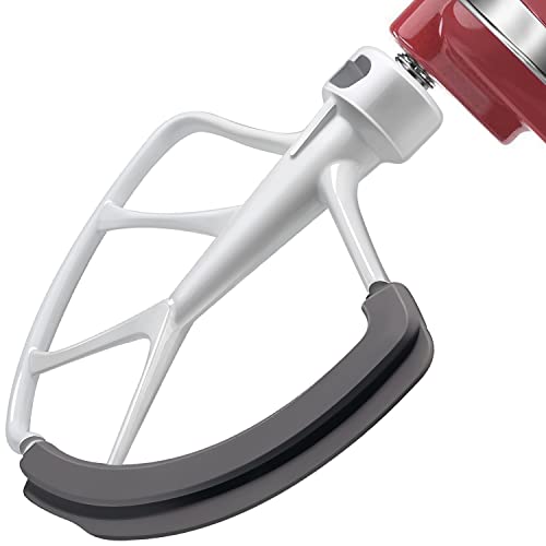 GVODE Stainless Steel Flex Edge Beater for KitchenAid Mixer, Fits