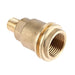 Male 5042 QCC1 Nut Propane Gas Fitting Hose Adapter with 1/4 Inch Male Pipe Thread, Propane Quick Connect Hose Adapters Fittings, Solid Brass Outdoor Cooking Propane Adapter - Grill Parts America