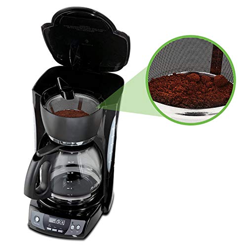 Stainless Steel 8-12 Cup Basket Reusable Coffee Filter - Mr. Coffee  Black+Decker