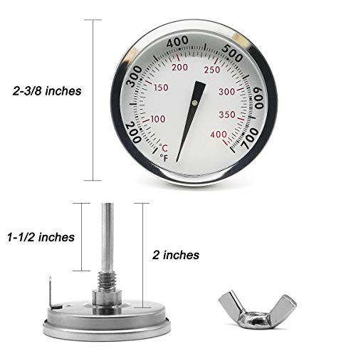 Replacement Accurate Thermometer for All Weber Genesis 300 Series, Summit Series and Genesis II Series GAS Grills