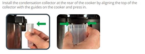 Condensation Water Collector Works with Instant Pot Duo Mini 3 qt, Duo Plus Mini 3 qt, Duo Nova, Ultra Mini 3 qt, and Lux Mini 3qt. This Collector